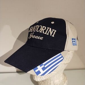 Santorini Greece Cotton Baseball Hat/Cap